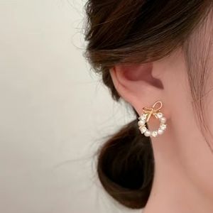 Brand new  Faux pearl and Rhinestone  Stud Earrings